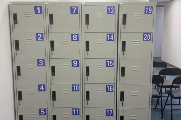 Locked storage with keys